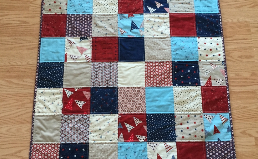 Finished and Sold!! – Americana Wall Quilt