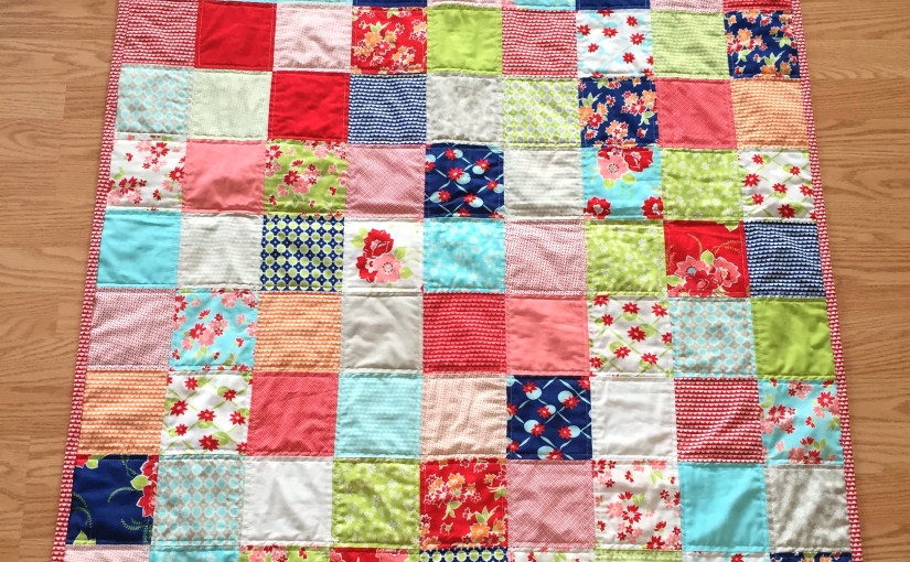 Finished and Sold!! – Miss Kate Baby Quilt