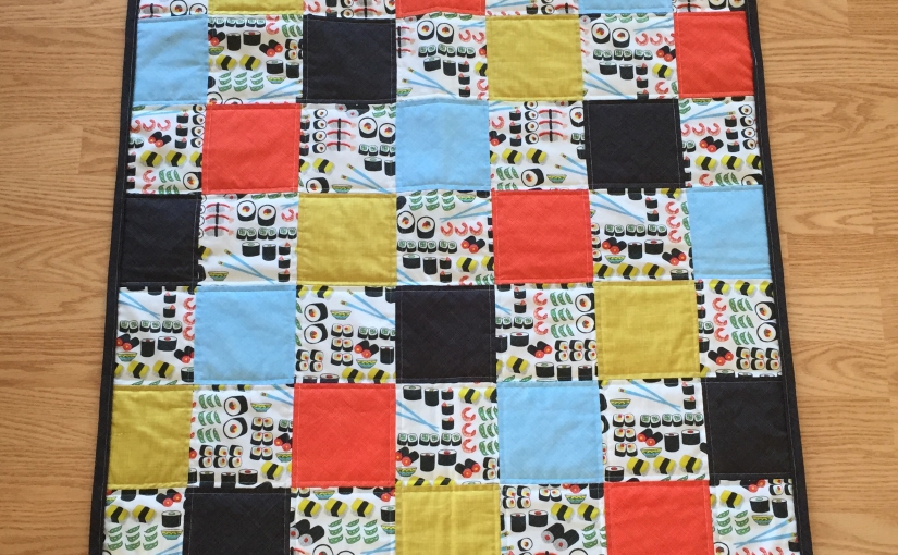 Finished and Sold!! – Sushi Baby Quilt
