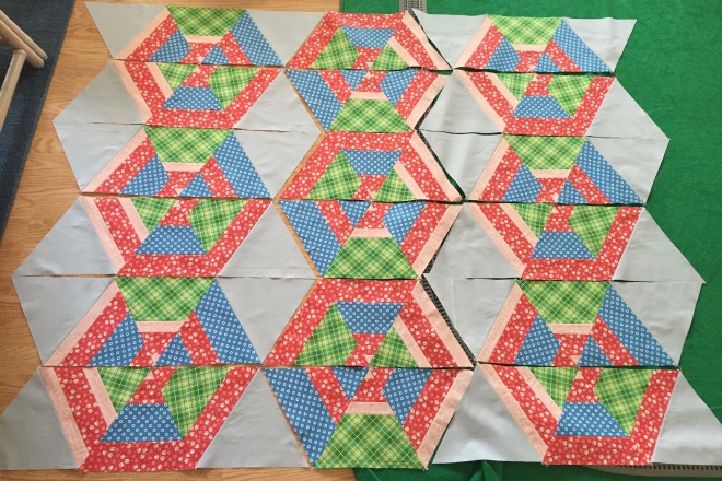 New Years Day Mystery Quilt Layout