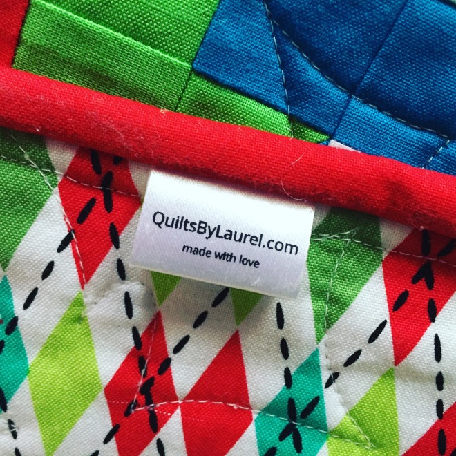 Ugly Christmas Sweaters Quilt - Label